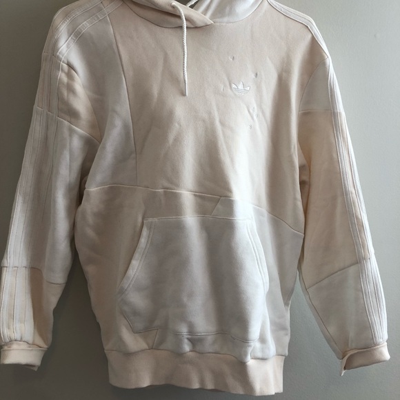 Adidas cream colored hoodie - Picture 1 of 4